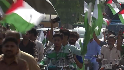 Karachi- All City Tajir Ittehad organizes protest against israel 