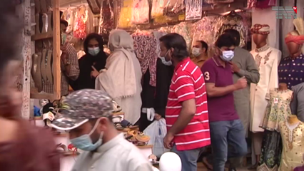 Lahore- Eid Preparations, Public throng Market