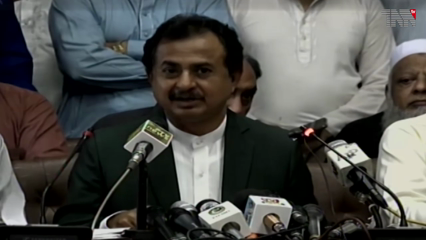 Karachi- A fine of crores of rupees from the traders goes to Bilawal House or elsewhere it should be investigated, Haleem Adil Shaikh