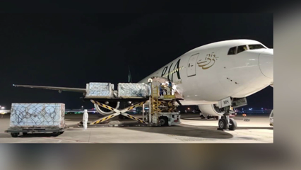 PIA plane carrying two million doses of anti-Covid vaccine arrives in Islamabad