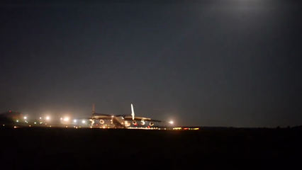 World's Largest Cargo Plane left Karachi for the UK