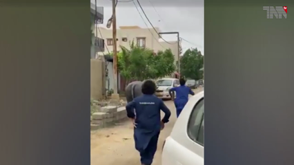 Karachi- Police arrested eight people for firing on buffalo