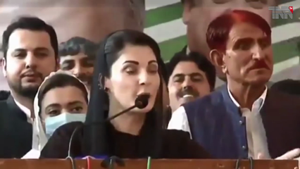 Muzaffarabad- If Kashmir election is stolen, we will camp on Shahra-e-Dustur, Maryam Nawaz