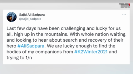 Skrdu- I have secured body of our hero at C-4, Saiid Ali Sadpara