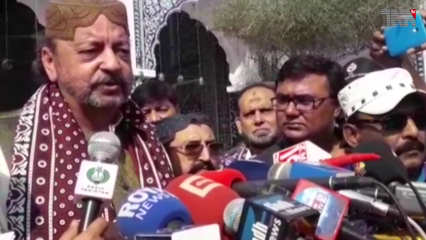 Karachi- Our eyes are on the federation, we want a government there, Agha Siraj Durrani