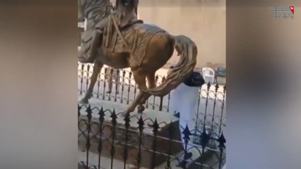 Lahore- The accused who broke the statue of Ranjit Singh has been granted bail