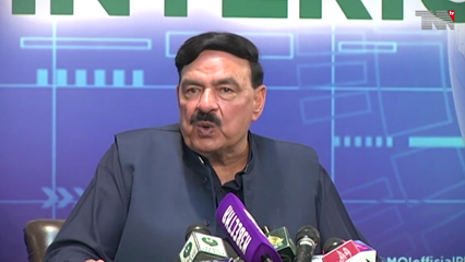 Islamabad- Talks can be held with those who believe in the constitution of Pakistan, Sheikh Rashid