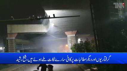 Islamabad- Talks with TLP were successful, says Sheikh Rasheed 