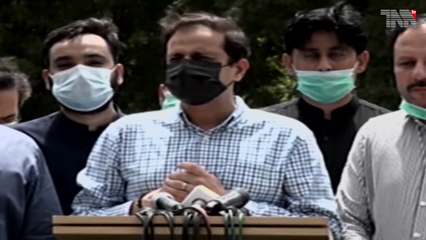 Karachi - Imran Khan cuts the ribbon on the work of another government: Administrator Murtaza Wahab