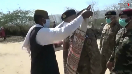 Islamabad - According to ISPR, Army Chief General Qamar Javed Bajwa visited Nagarparkar