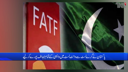 Islamabad- Pakistan has met all the targets to return to the white list from FATF's gray list