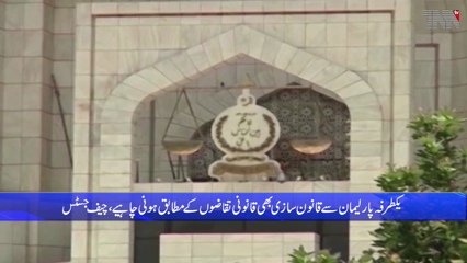 Islamabad- Persons in authority benefited from amendment in ECL rules: CJP Bandial 