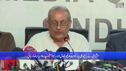 Islamabad- Assemblies have surrendered their autonomy, Raza Rabbani