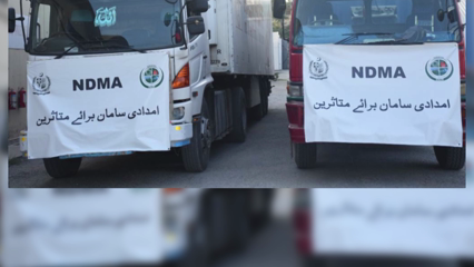 Islamabad- NDMA continues to provide aid to flood-affected people in Balochistan