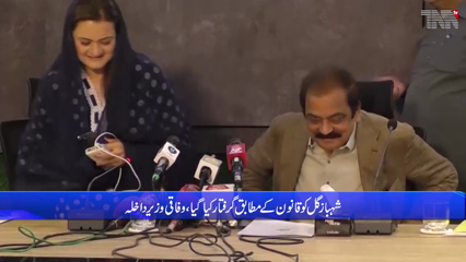 Islamabad- Shahbaz Gill's comments part of planned conspiracy to create division within military: Rana Sanaullah 