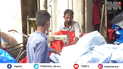 Karachi- Shortage of tents in Karachi's wholesale Market