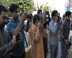Islamabad- Mushaal Yasin Mullick is participating in flood relief camp jointly setup by PFUJ and Sweet Home