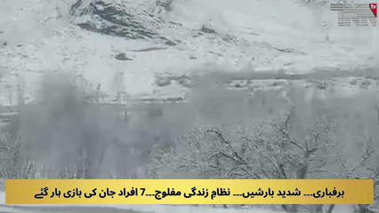 Heavy snowfall and torrential rains, 7 Killed
